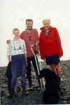 Rob, Jane & Lloyd on the Summit of Skiddaw