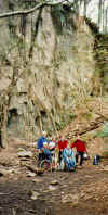 Team photo after Abseiling at Castle Head, Keswick