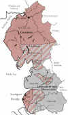 Cumbria, Lancashire and Merseyside Map