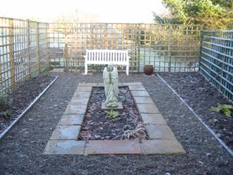 View towards Angel Garden entrance