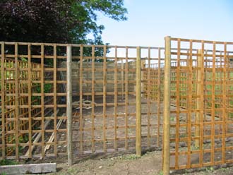 The Angel Garden under construction