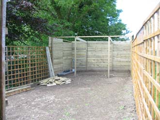 The Loggia under construction