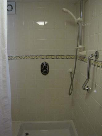 Downstairs shower room