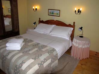 Master bedroom with king size bed