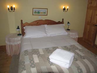 Master bedroom with king size bed