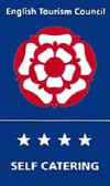 English Tourism Council Inspection Award 4 Stars