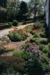 Redmain House front garden looking West