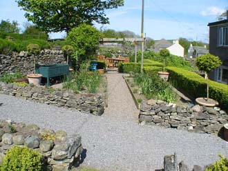 Herb garden looking North East