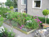 Raised bed near herb garden