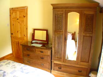 The Hayloft master bedroom wardrobe and dressing table