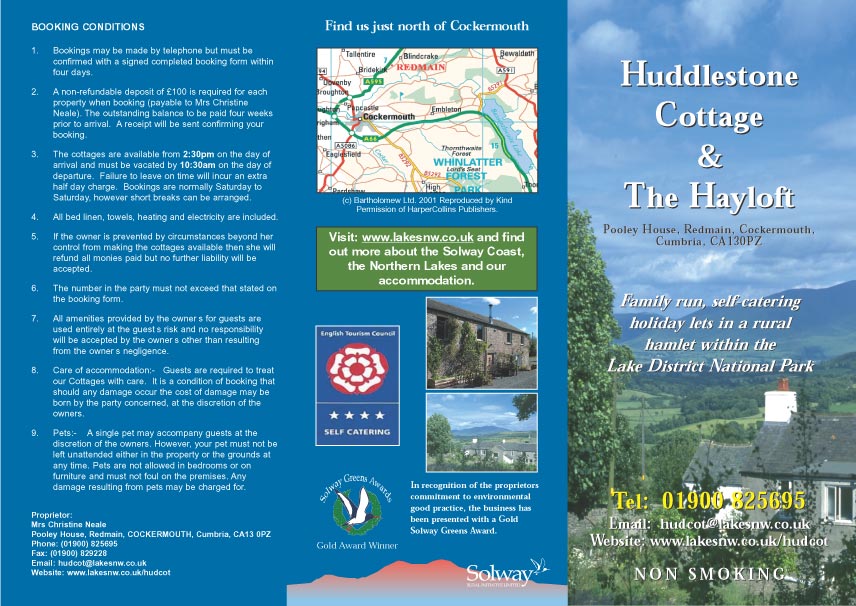 four page brochure