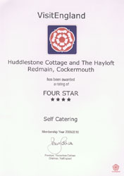 English Tourism Council Quality Assurance Standard 4 Star Self Catering