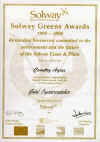 Gold Solway Greens Award awarded to Country Ayres